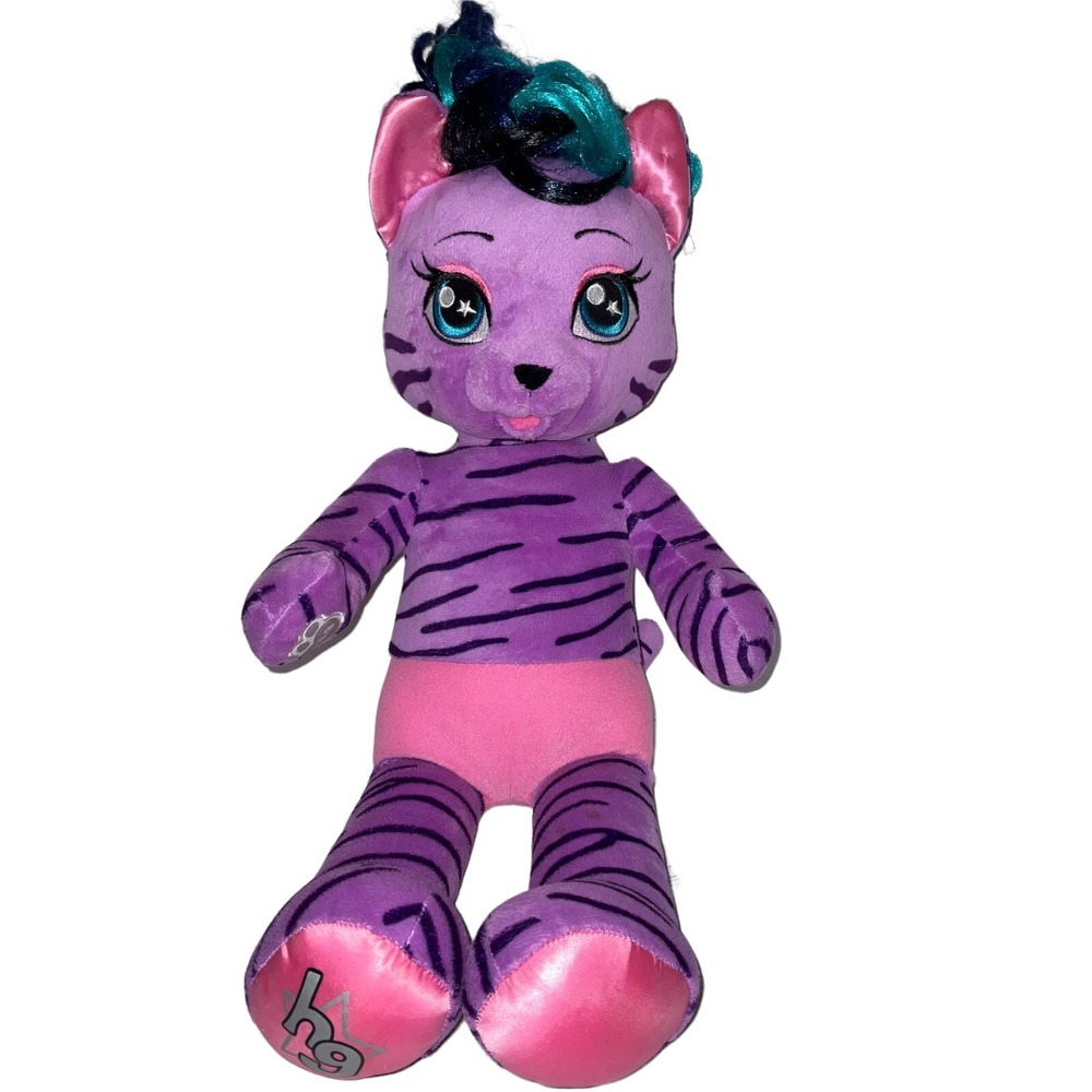 Build A Bear HG‎ Honey Girls Teegan the Tiger Purple 22"